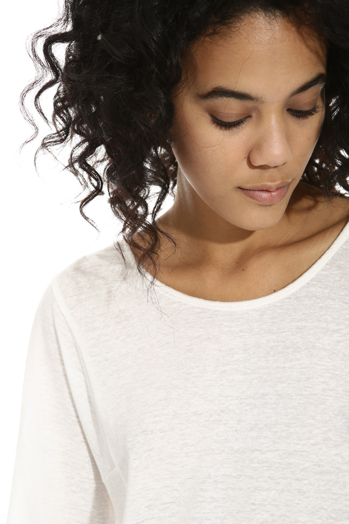 Linen jersey T-shirt Intrend Linen jersey T-shirt Intrend