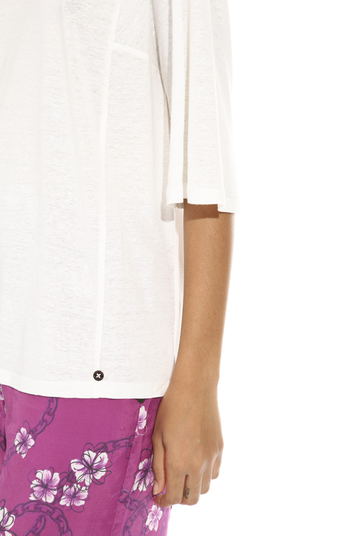 Linen jersey T-shirt Intrend Linen jersey T-shirt Intrend