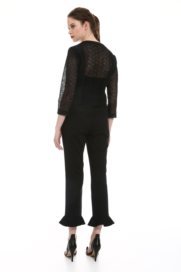 Macramé fabric jacket Intrend Macramé fabric jacket Intrend