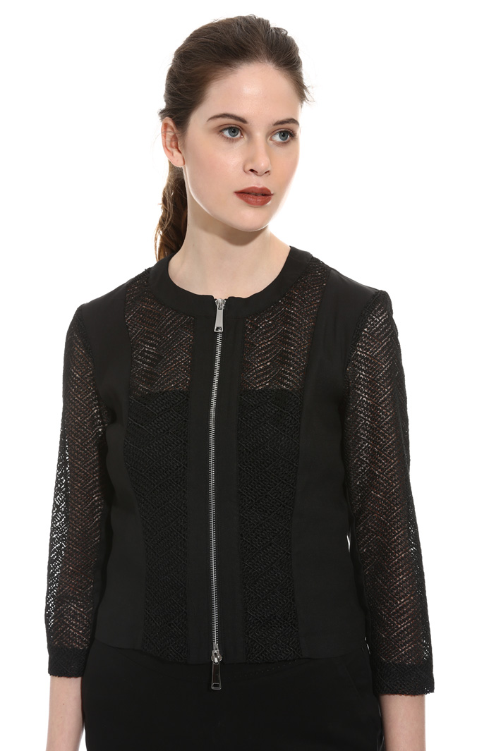 Macramé fabric jacket Intrend Macramé fabric jacket Intrend