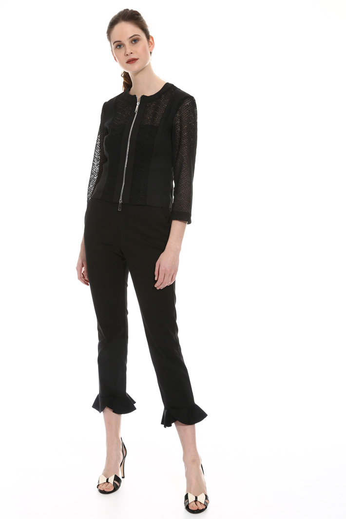 Macramé fabric jacket Intrend Macramé fabric jacket Intrend