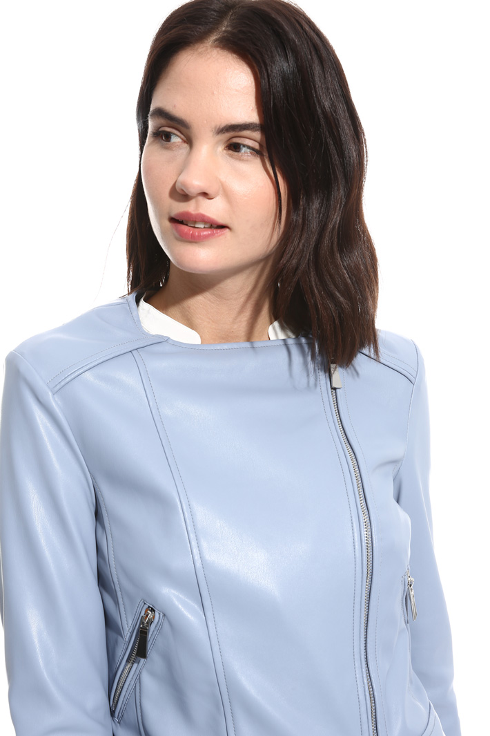 Leatherette biker jacket Intrend Leatherette biker jacket Intrend