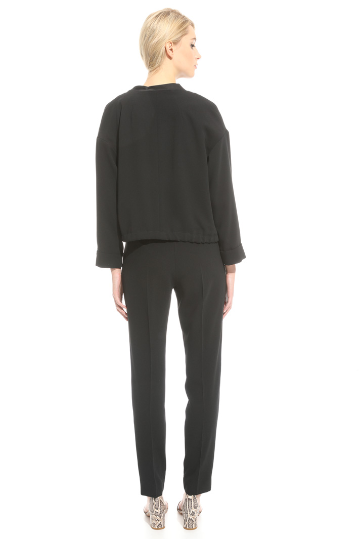 Crepe envers satin bomber Intrend Crepe envers satin bomber Intrend