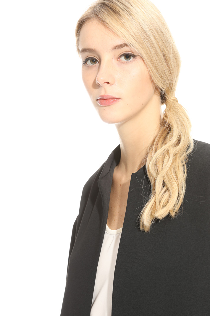 Crepe envers satin bomber Intrend Crepe envers satin bomber Intrend
