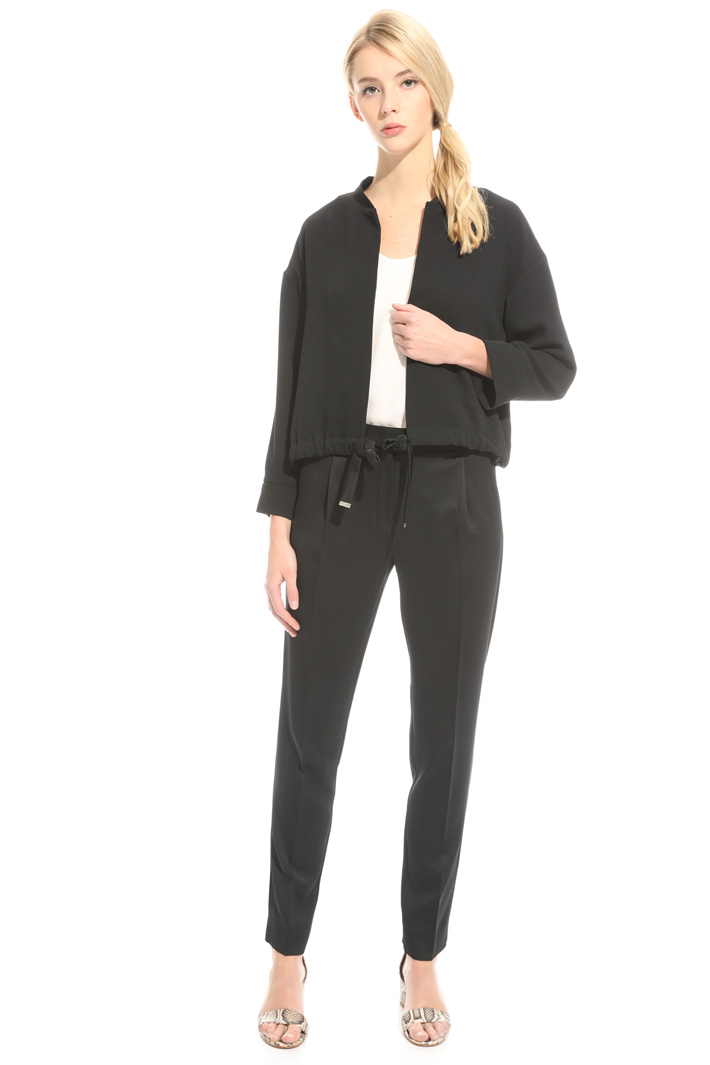 Crepe envers satin bomber Intrend Crepe envers satin bomber Intrend