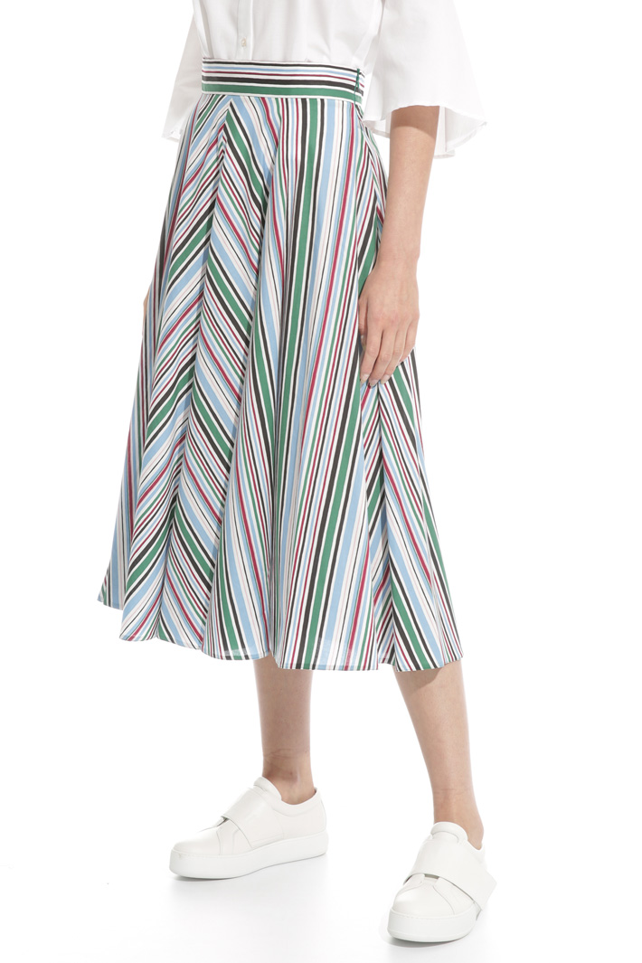 Printed midi skirt Intrend Printed midi skirt Intrend