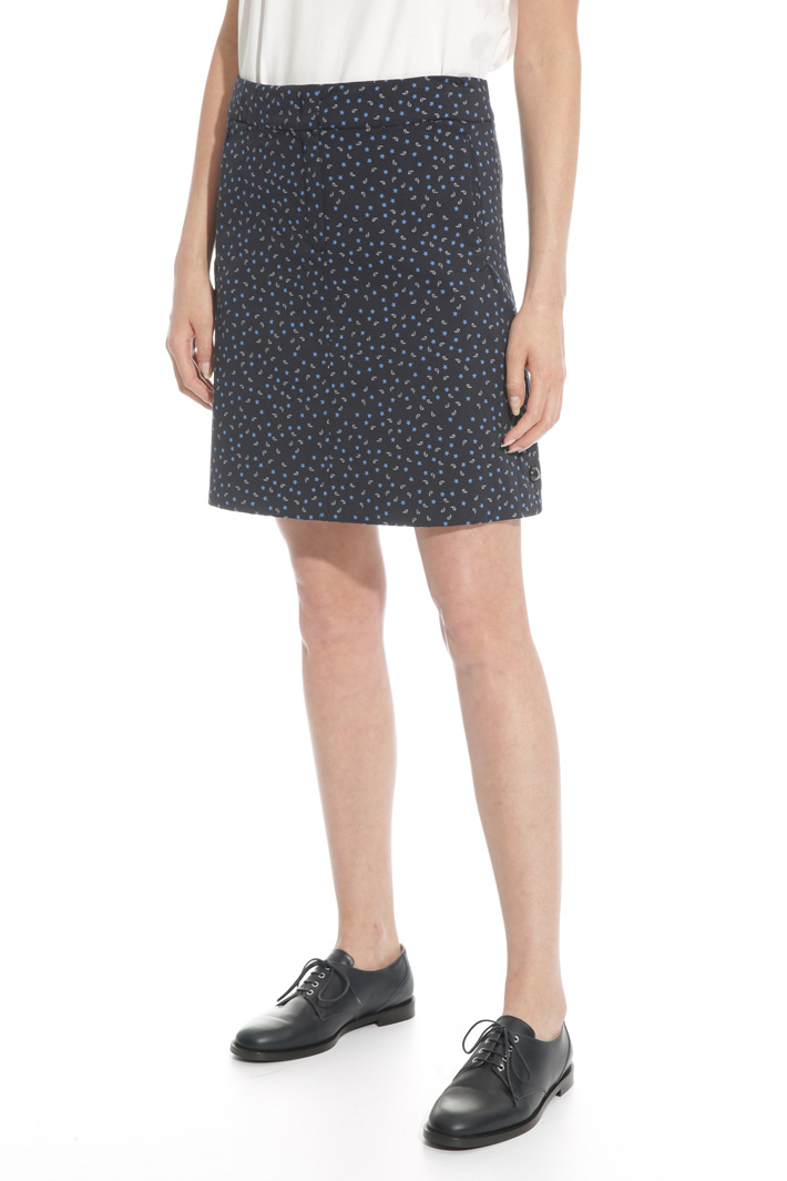 Flared jacquard skirt Intrend Flared jacquard skirt Intrend