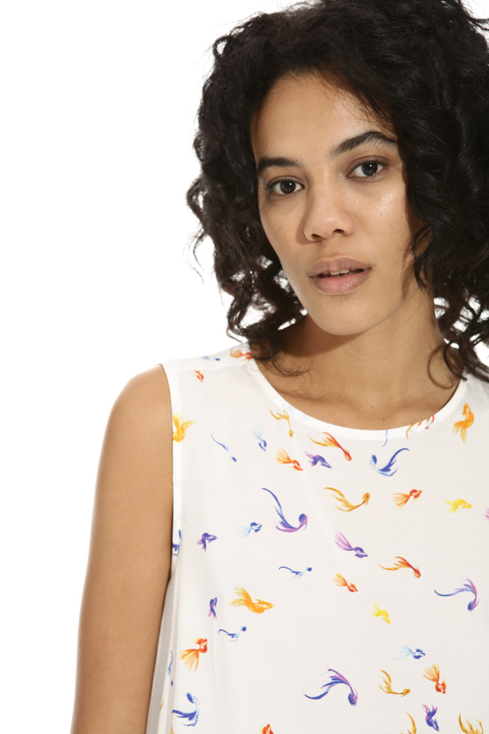 Printed fluid top Intrend Printed fluid top Intrend