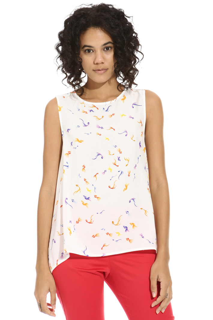 Printed fluid top Intrend Printed fluid top Intrend