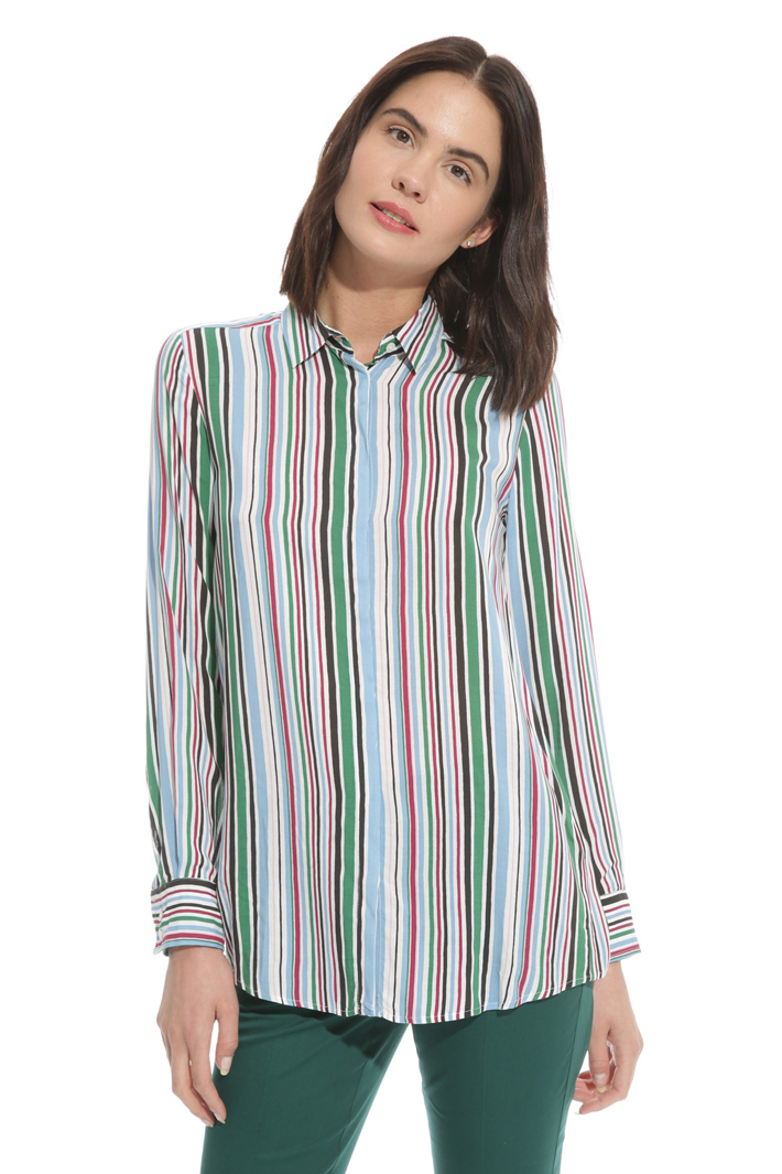 Printed muslin shirt Intrend Printed muslin shirt Intrend