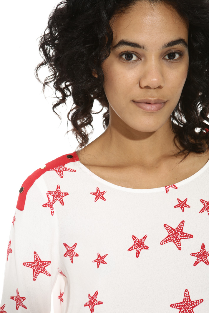 Blusa in fluido crepe Intrend Blusa in fluido crepe Intrend
