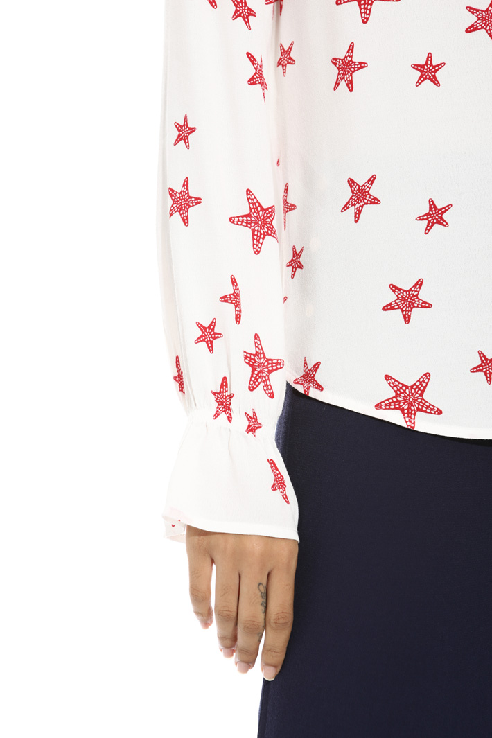 Blusa in fluido crepe Intrend Blusa in fluido crepe Intrend
