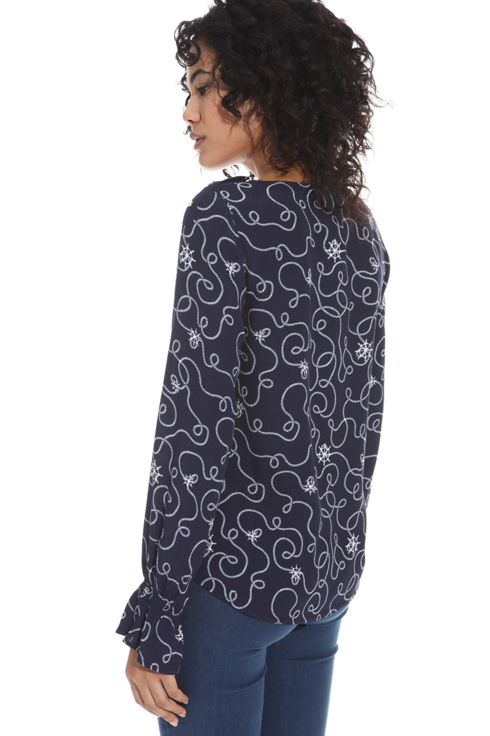 Blusa in fluido crepe Intrend Blusa in fluido crepe Intrend