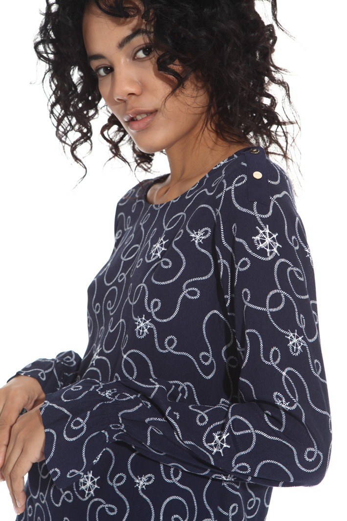 Blusa in fluido crepe Intrend Blusa in fluido crepe Intrend