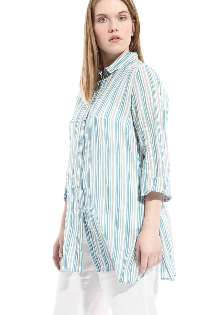 Printed linen shirt Intrend Printed linen shirt Intrend