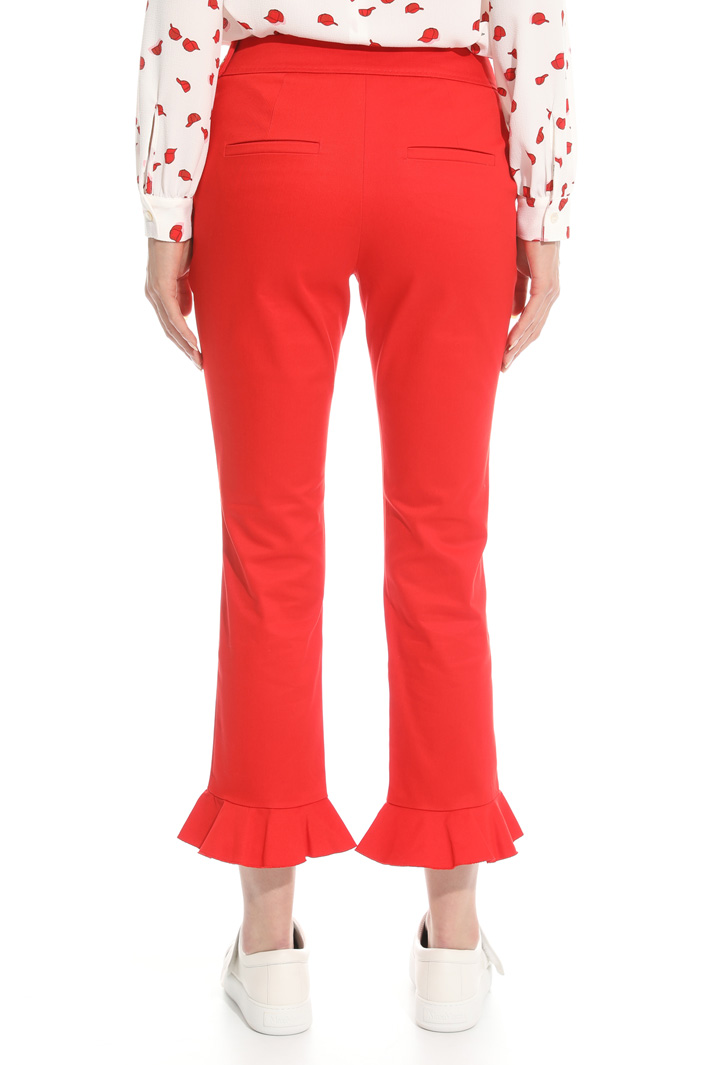 Frilled hem trousers Intrend Frilled hem trousers Intrend