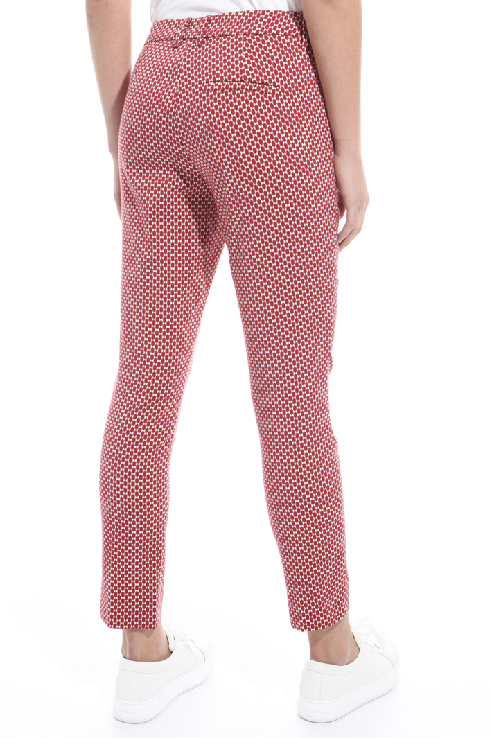 Stretch jacquard trousers Intrend Stretch jacquard trousers Intrend