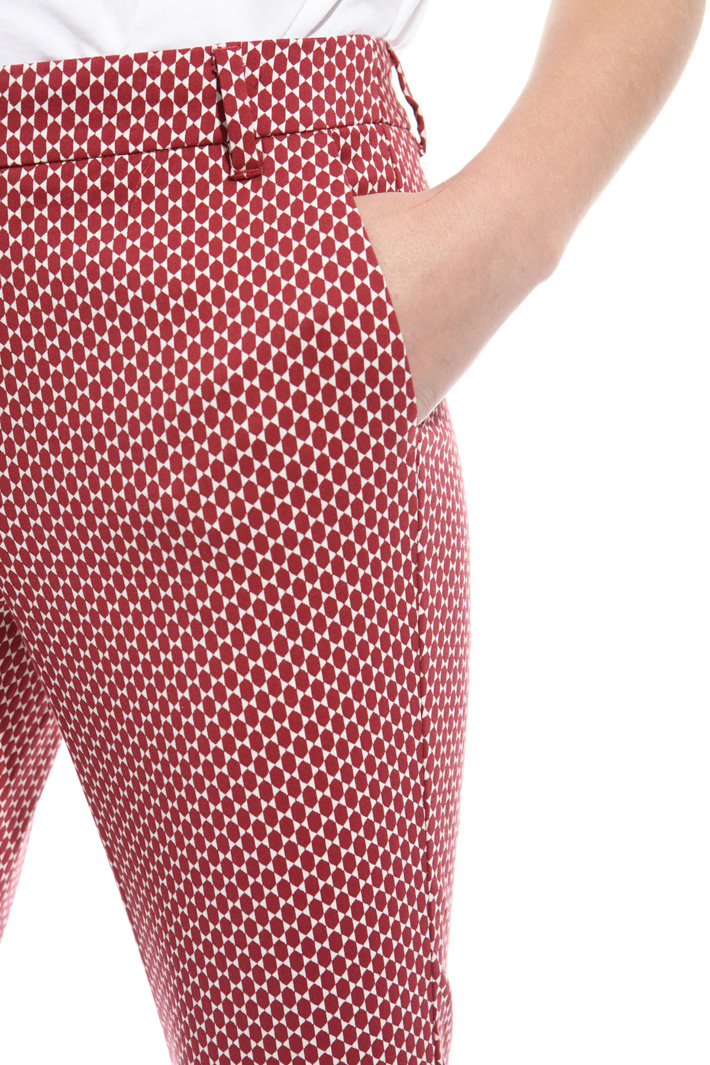 Stretch jacquard trousers Intrend Stretch jacquard trousers Intrend