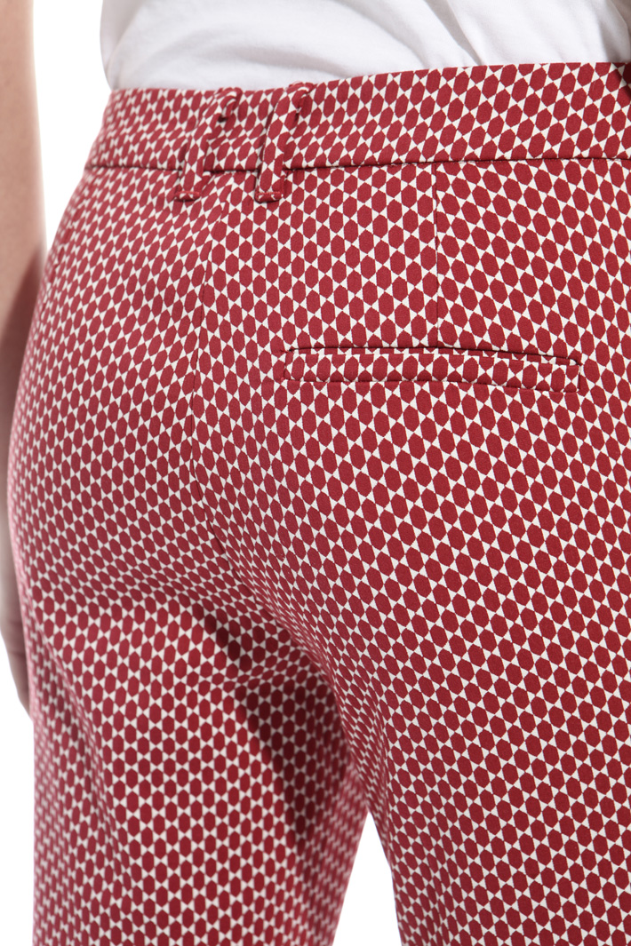 Stretch jacquard trousers Intrend Stretch jacquard trousers Intrend