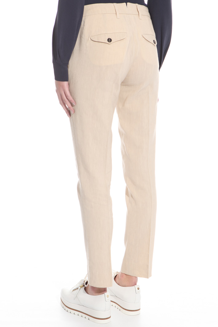 Linen trousers Intrend Linen trousers Intrend
