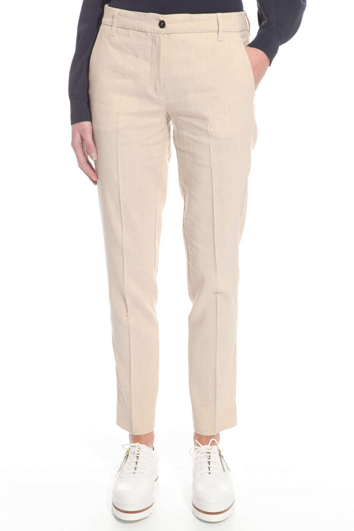Linen trousers Intrend Linen trousers Intrend