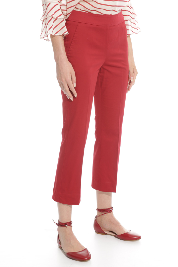 Flared cotton trousers Intrend Flared cotton trousers Intrend