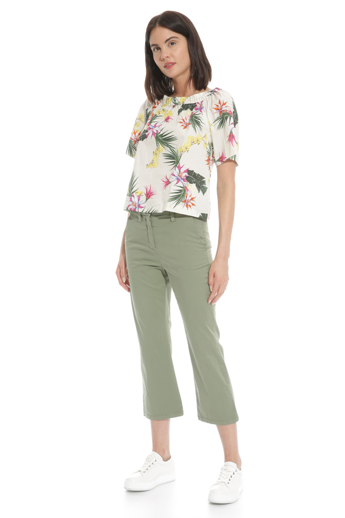 Flared satin trousers Intrend Flared satin trousers Intrend