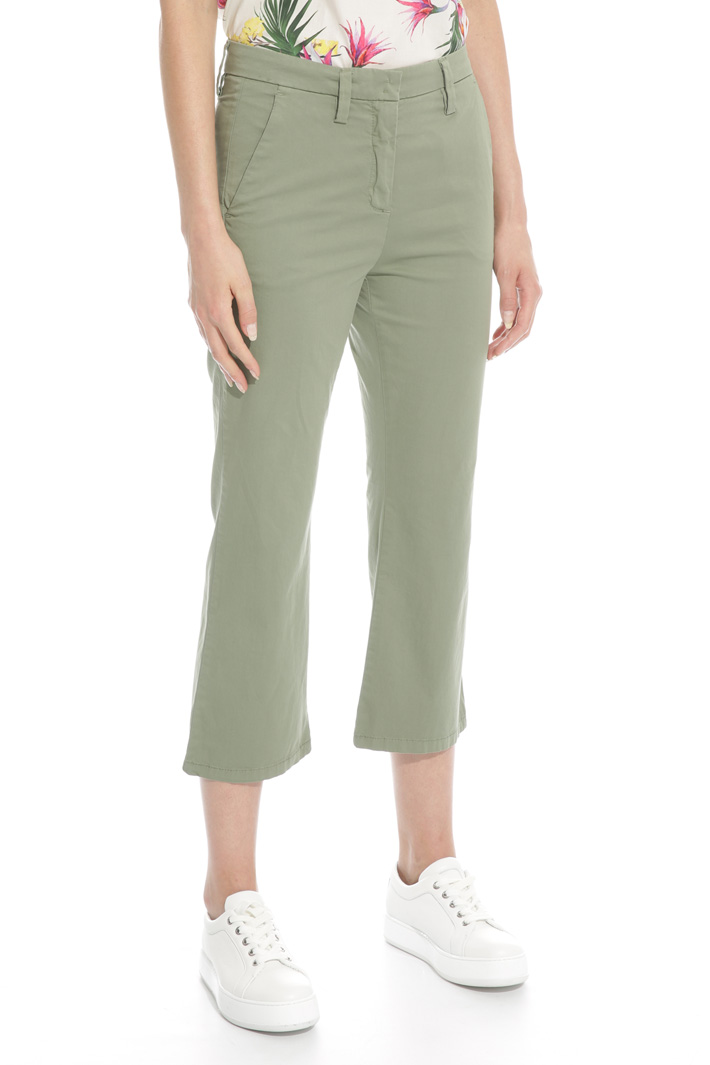 Flared satin trousers Intrend Flared satin trousers Intrend