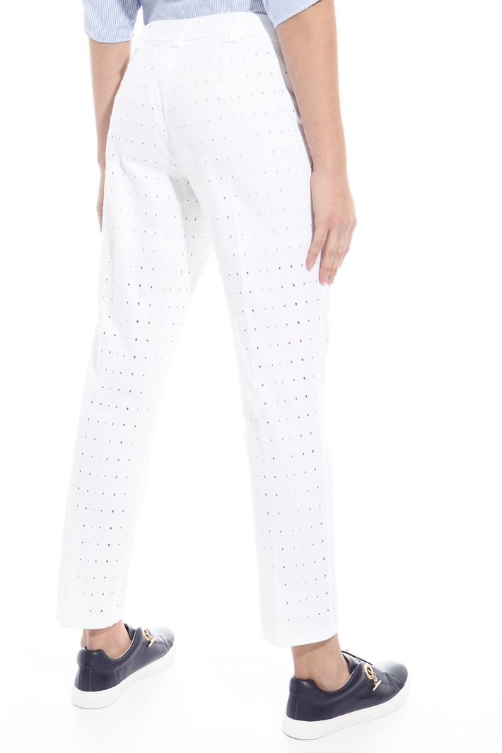 Broderie anglaise trousers Intrend Broderie anglaise trousers Intrend