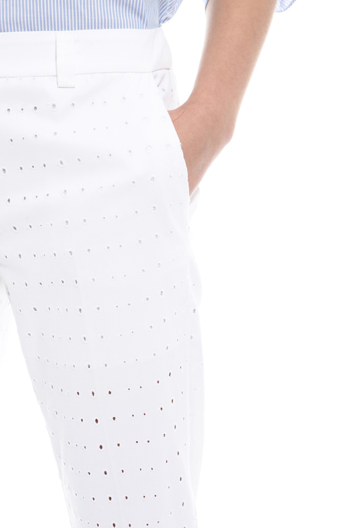 Broderie anglaise trousers Intrend Broderie anglaise trousers Intrend
