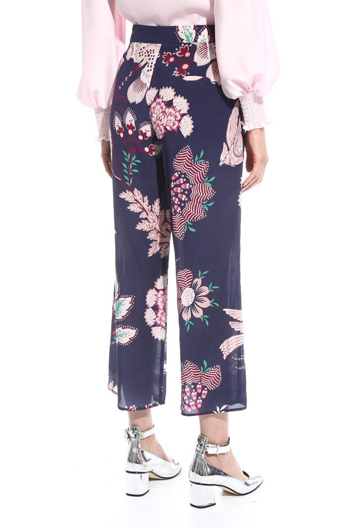 Pantalone cropped in seta Intrend Pantalone cropped in seta Intrend