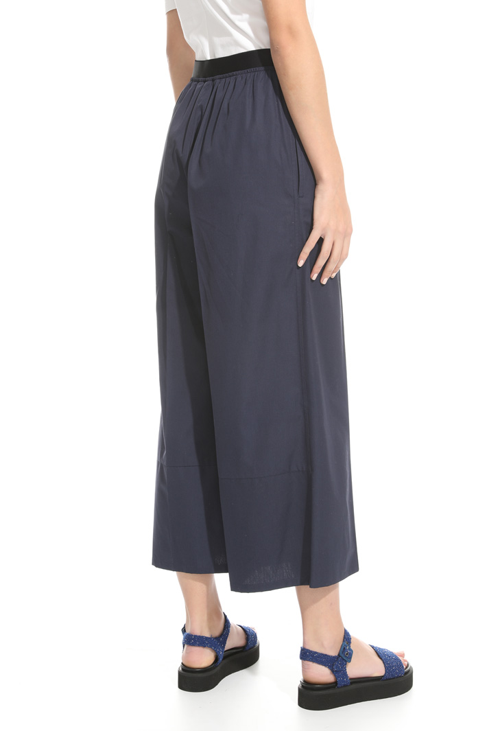 Flared poplin trousers Intrend Flared poplin trousers Intrend