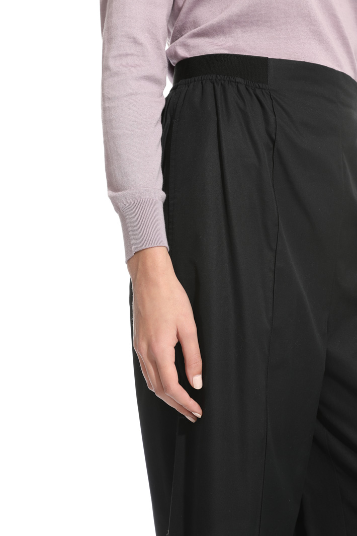 Flared poplin trousers Intrend Flared poplin trousers Intrend