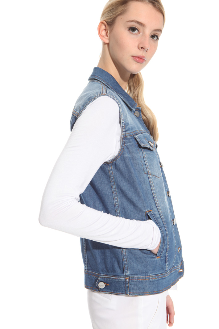 Denim stretch vest Intrend Denim stretch vest Intrend