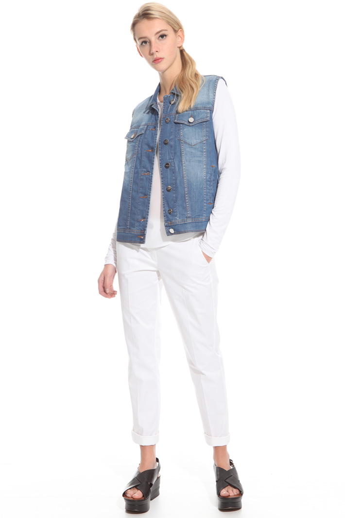 Denim stretch vest Intrend Denim stretch vest Intrend