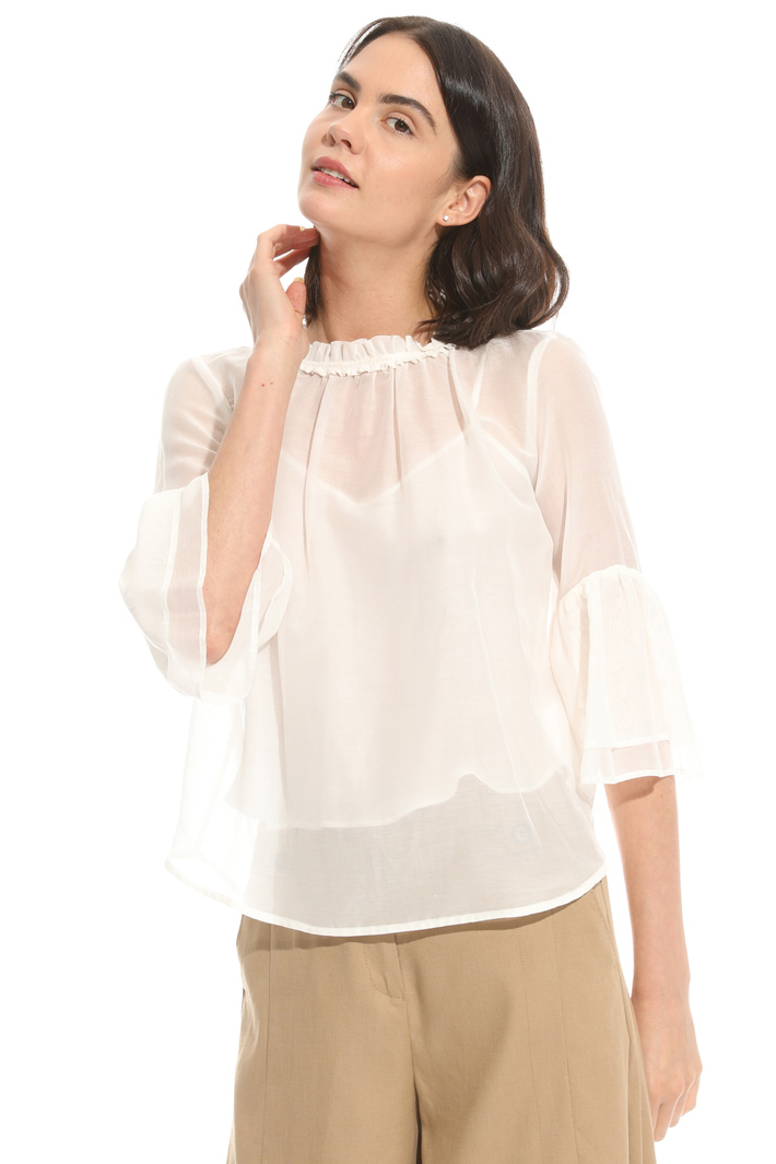 Boxy-fit top in voilé Intrend Boxy-fit top in voilé Intrend