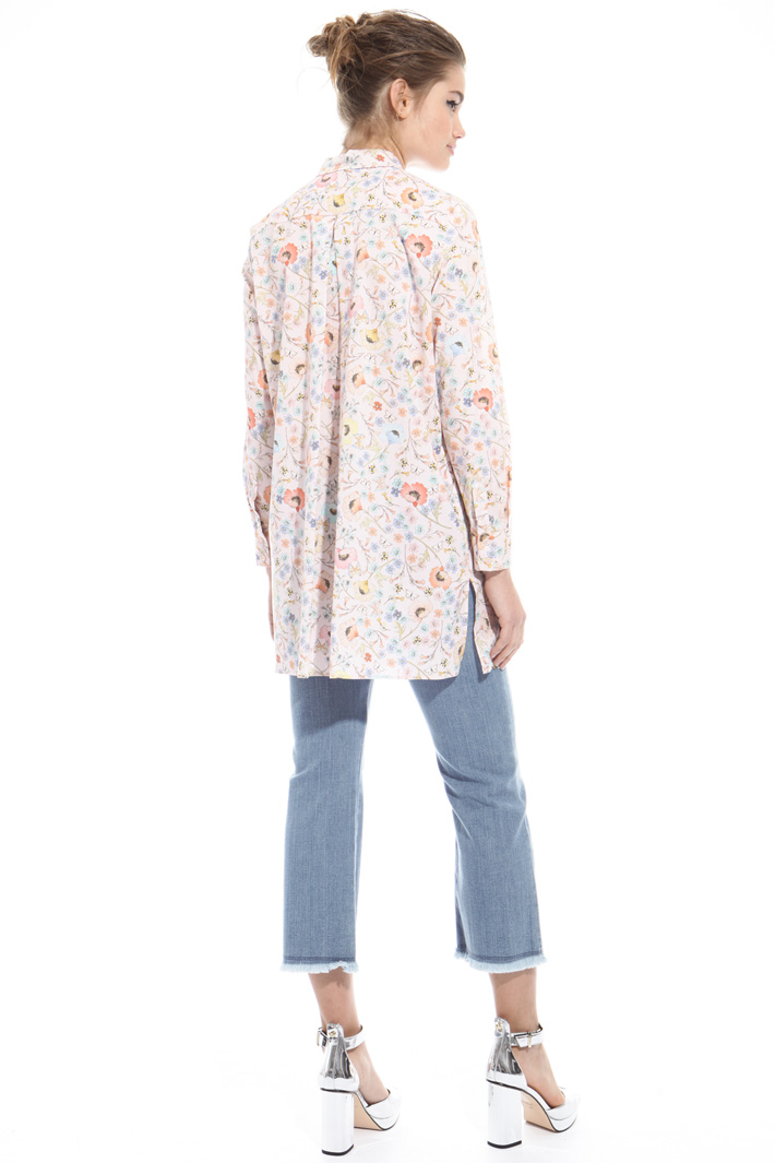 Mini dress in poplin Intrend Mini dress in poplin Intrend
