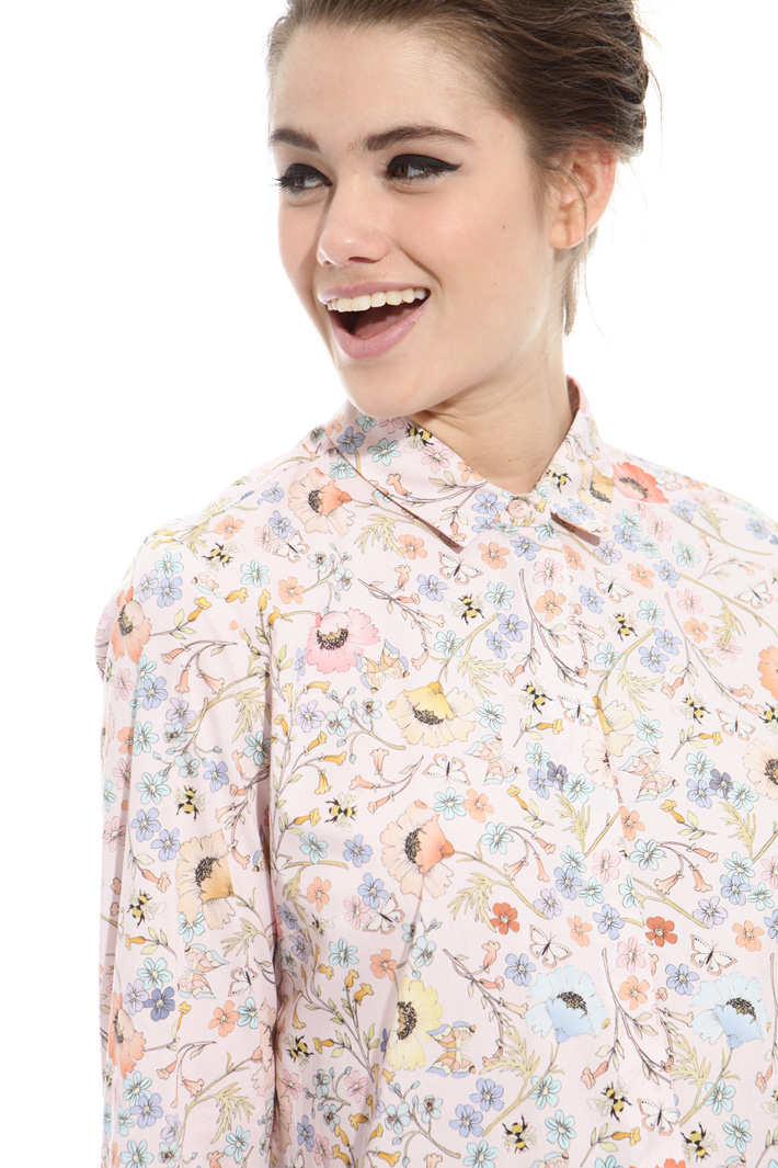 Mini dress in poplin Intrend Mini dress in poplin Intrend