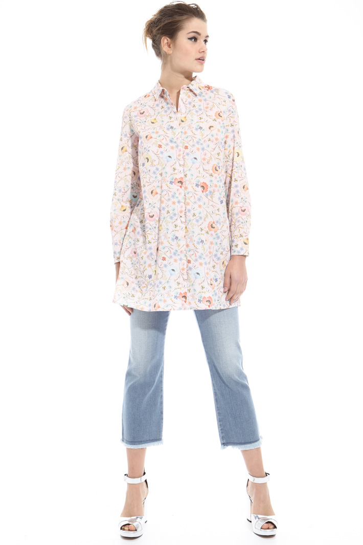 Mini dress in poplin Intrend Mini dress in poplin Intrend