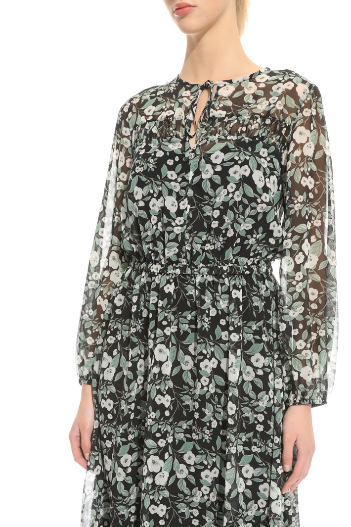 Midi printed dress Intrend Midi printed dress Intrend