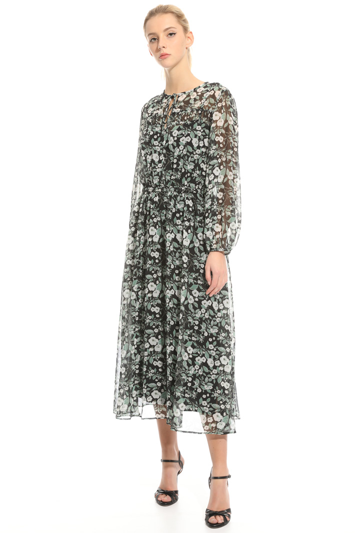 Midi printed dress Intrend Midi printed dress Intrend