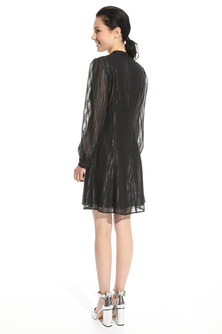 Puffed sleeve dress Intrend Puffed sleeve dress Intrend
