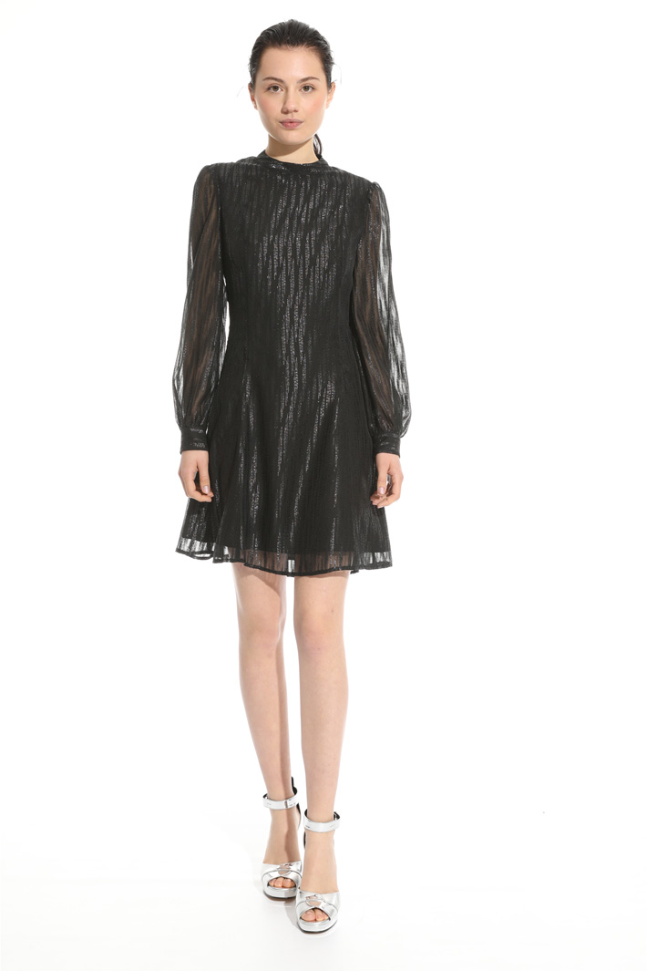 Puffed sleeve dress Intrend Puffed sleeve dress Intrend