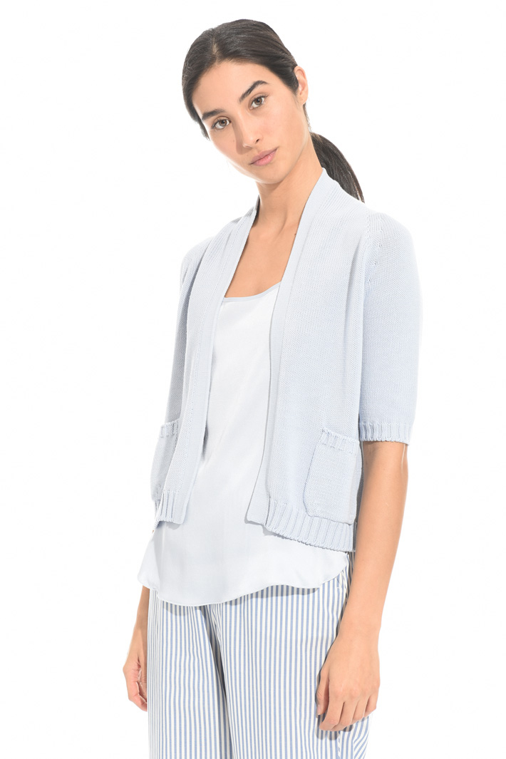 Short cotton cardigan Intrend Short cotton cardigan Intrend