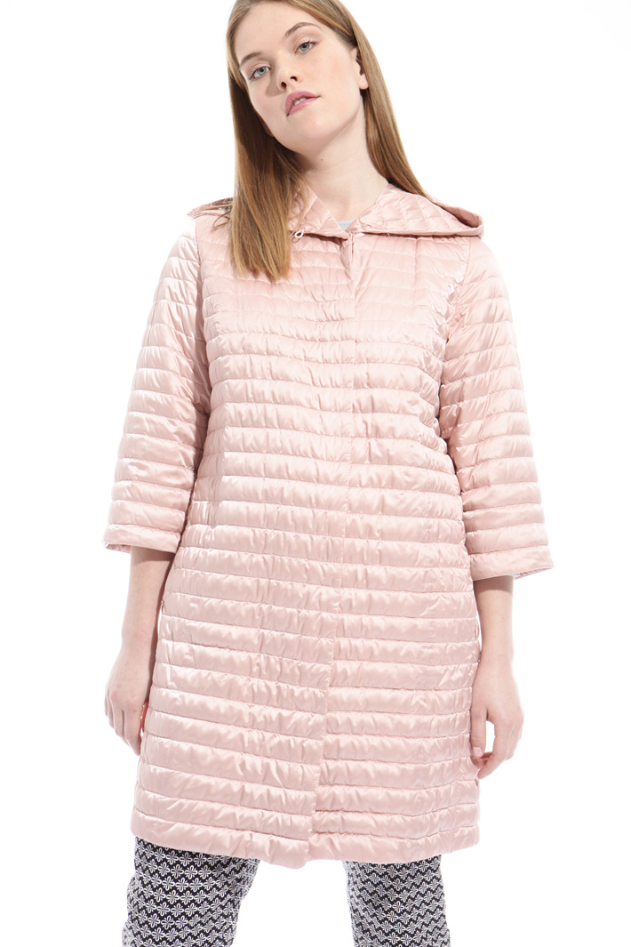 Technical satin padded jacket Diffusione Tessile Technical satin padded jacket Diffusione Tessile