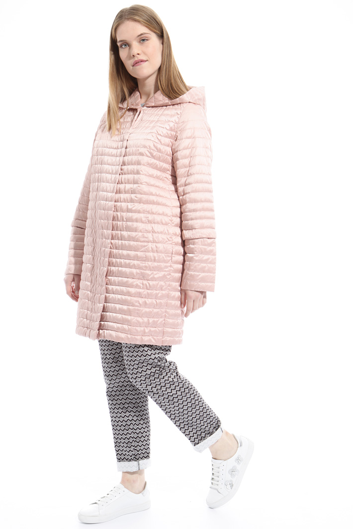 Technical satin padded jacket Diffusione Tessile Technical satin padded jacket Diffusione Tessile