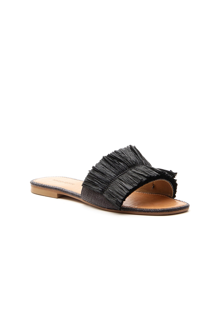 Flat rafia slipper Diffusione Tessile Flat rafia slipper Diffusione Tessile