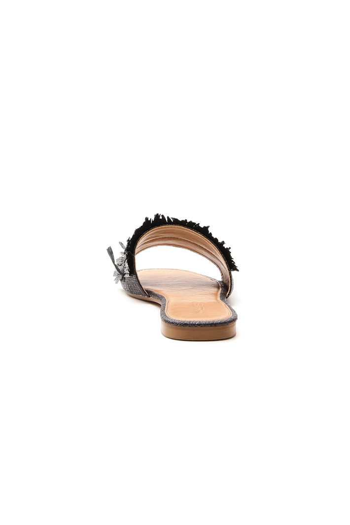 Flat rafia slipper Diffusione Tessile Flat rafia slipper Diffusione Tessile
