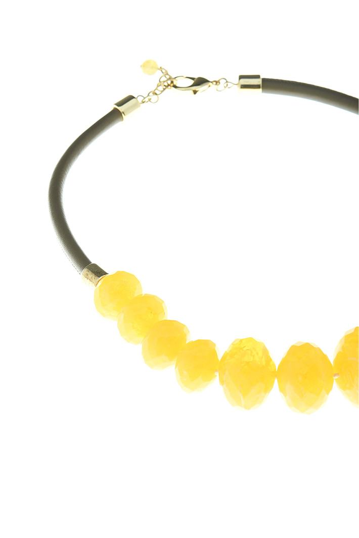 Multi-faceted hem necklace Diffusione Tessile Multi-faceted hem necklace Diffusione Tessile
