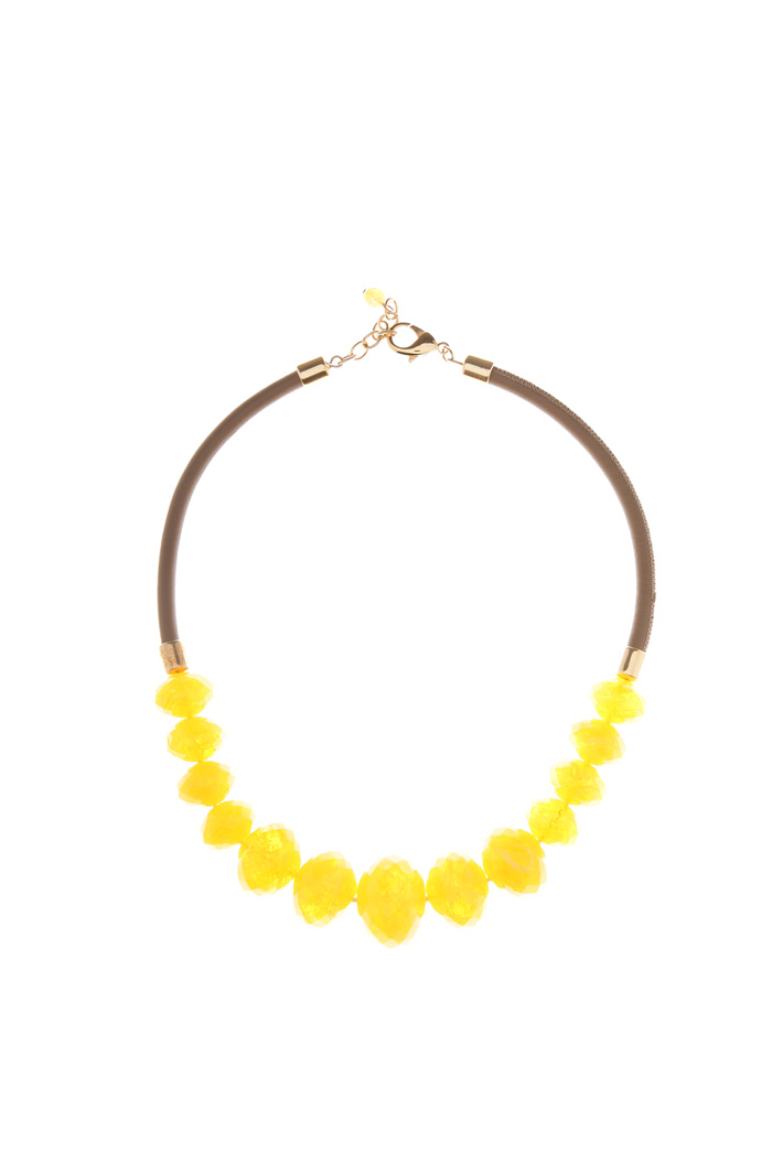 Multi-faceted hem necklace Diffusione Tessile Multi-faceted hem necklace Diffusione Tessile